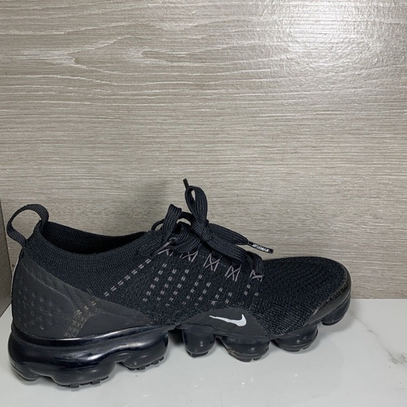 Nike Air Vapormax FlyKnit 2 Metallic Gold Black 2018 Women Size 7 942843-012 - Picture 5 of 10